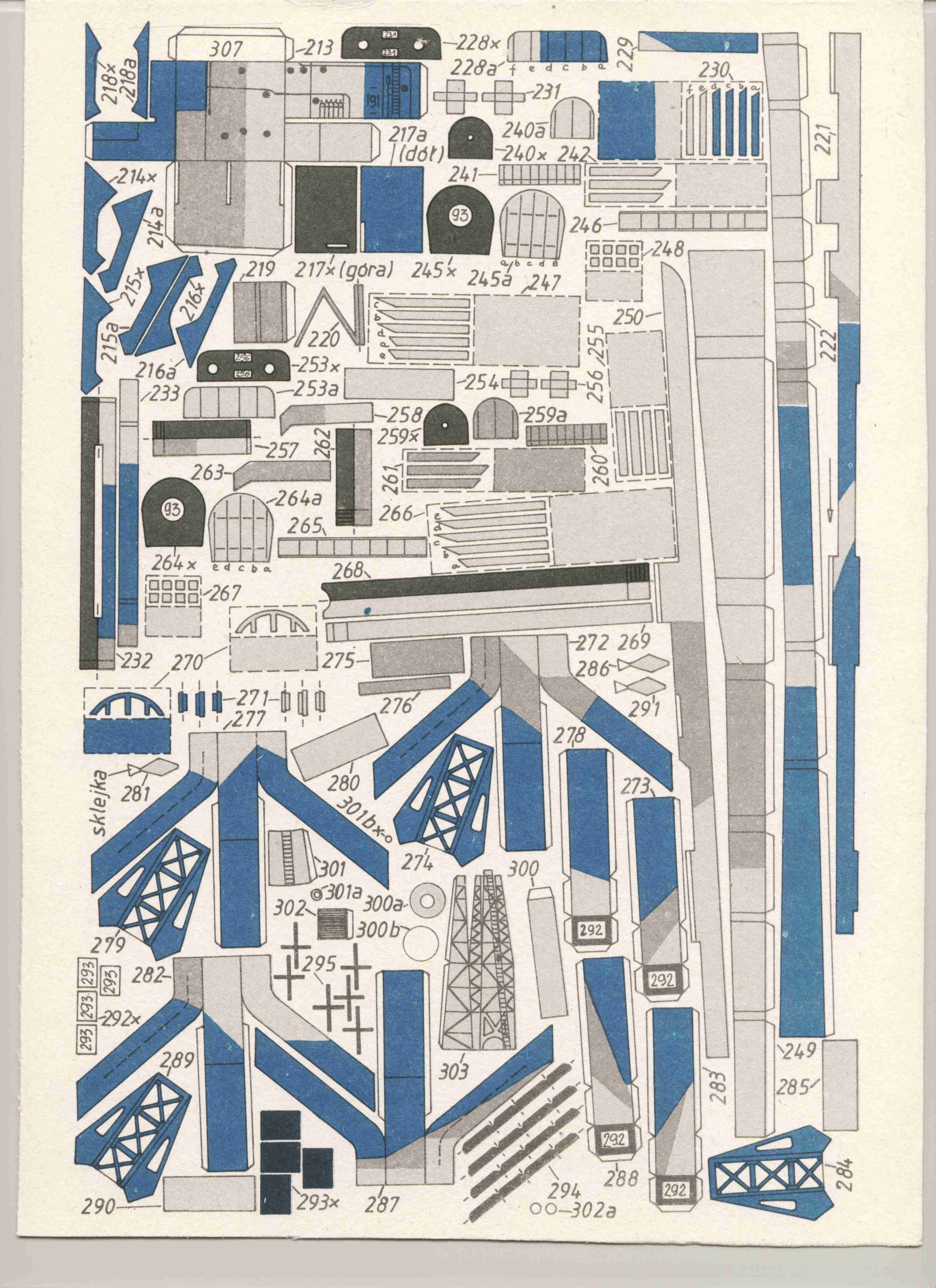 美国航母Essex艾塞克斯船模平面图纸